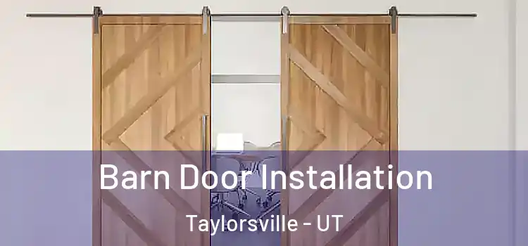 Barn Door Installation Taylorsville - UT