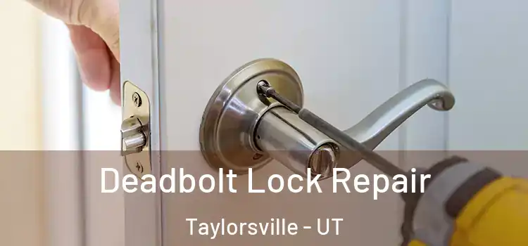 Deadbolt Lock Repair Taylorsville - UT