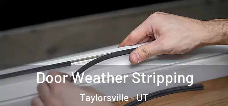 Door Weather Stripping Taylorsville - UT